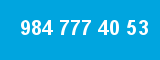 984 777 40 53 984 777 40 53